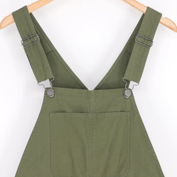NWT SATURDAYS NYC Men's Sigrid Overalls Cotton Canvas Sage Green Size S - Picture 3 of 14